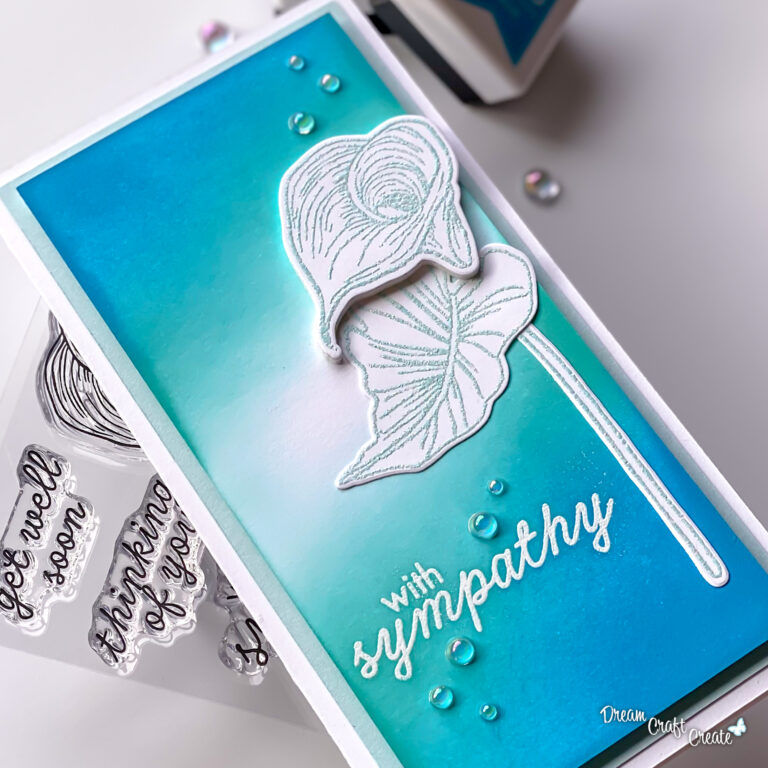 Make a Colorful Sympathy Card