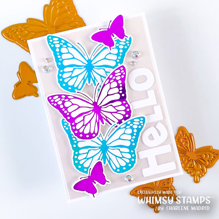 Fun & Easy Butterfly Card + Tips for Using Foiled Die Cuts!
