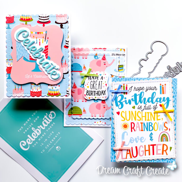 Easy Pattern Paper Cards using the SCT March 2022 Sampler!