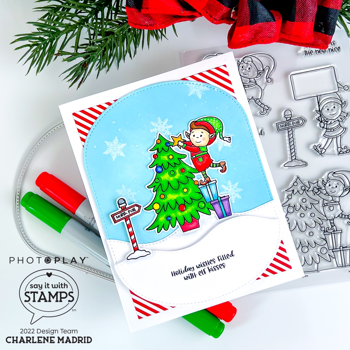 PhotoPlay Say It With Stamps Santa's Helpers