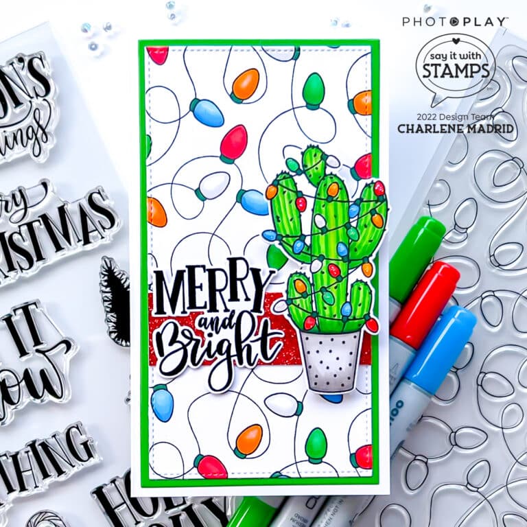 Photoplay Say it With Stamps: Christmas Lights