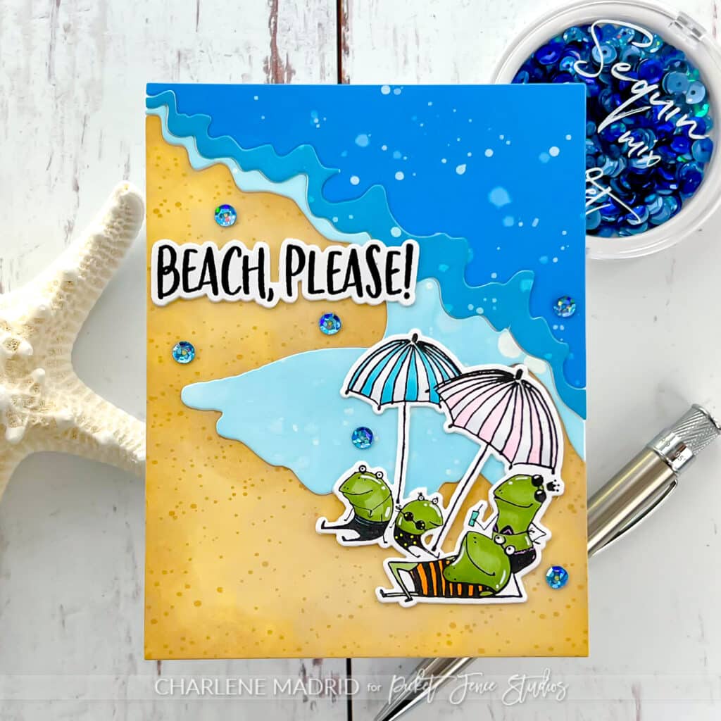 Picket Fence Studios A2 Scene Building: Seashore A2 Vertical Cover Plate Die