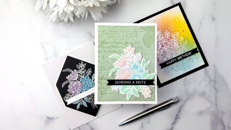 Beautiful and Stunning: Card Making with Spellbinders’ Hexi-Gem Collection