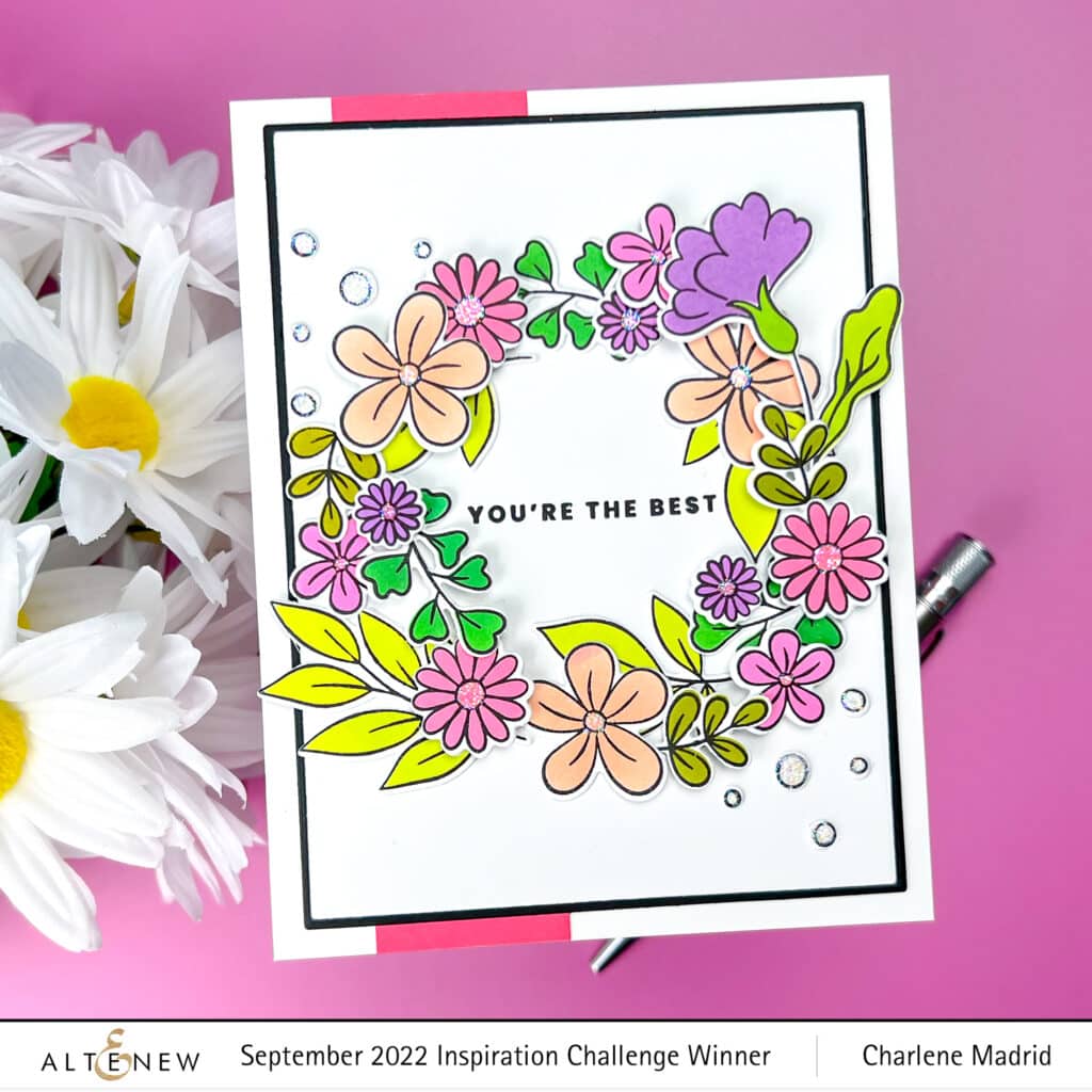 Altenew Craft Your Life Project Kit: Zero Waste Flowery Pattern