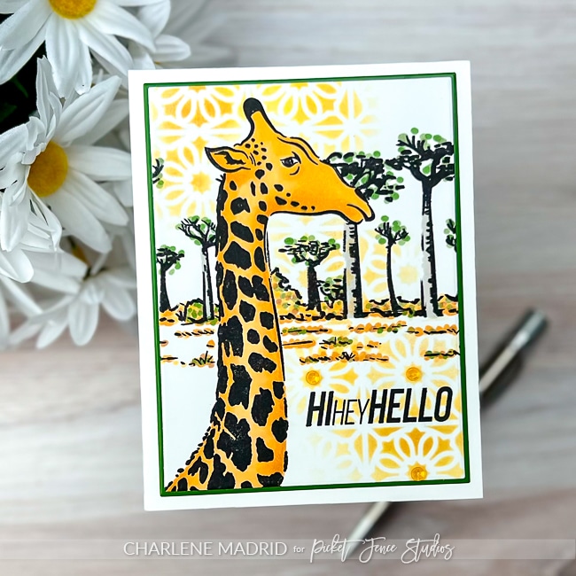 Long Neck Family Card Kit from Picket Fence Studios