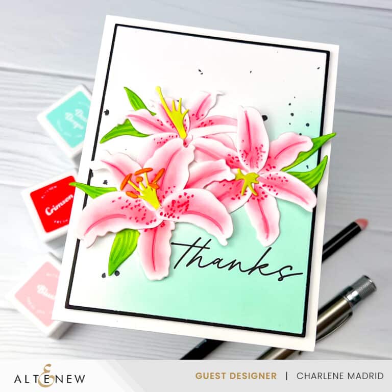 New Altenew Craft-A-Flower: Stargazer Lily