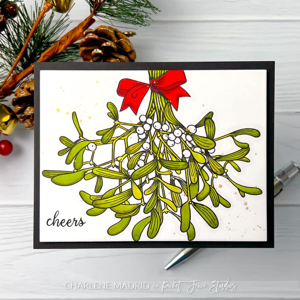 Picket Fence Studios Mistletoe Kisses