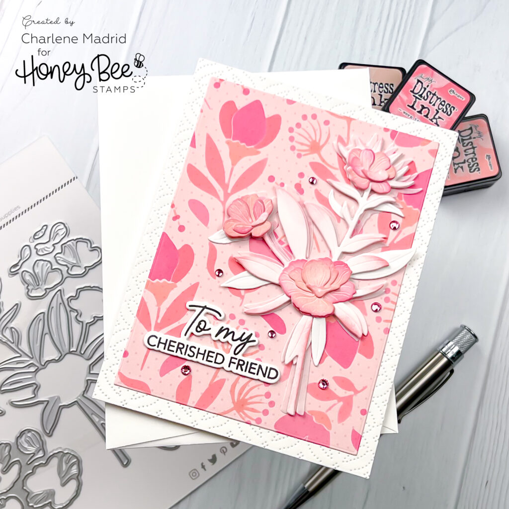 Honey Bee Stamps Lovely Layers Dianthus