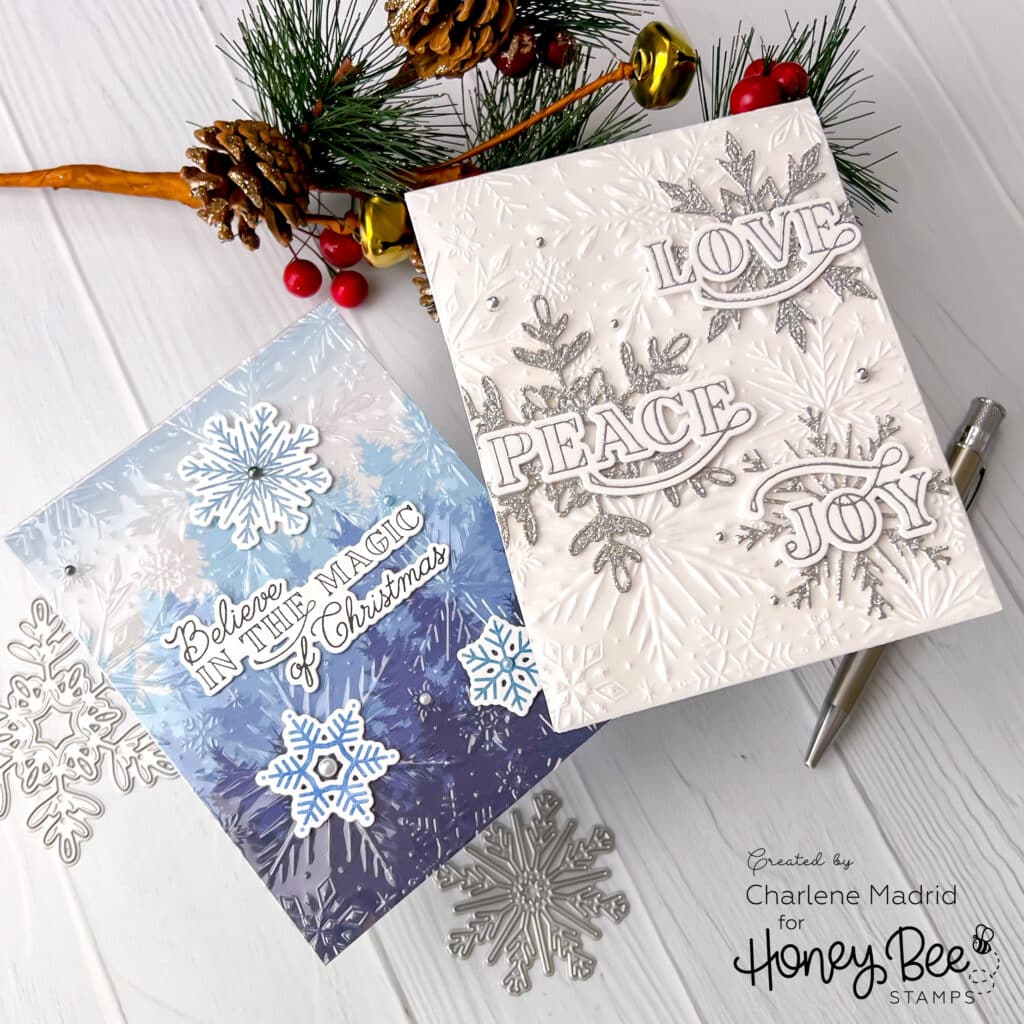 Honey Bee Stamps Snowflakes