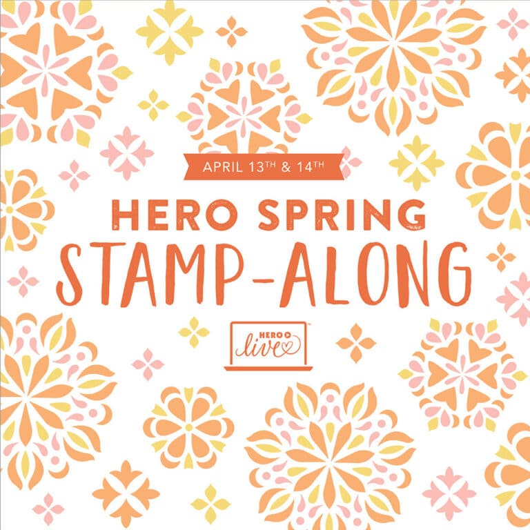 Connect Together: NEW Hero Arts Spring 2024 Stamp-Along 🎉