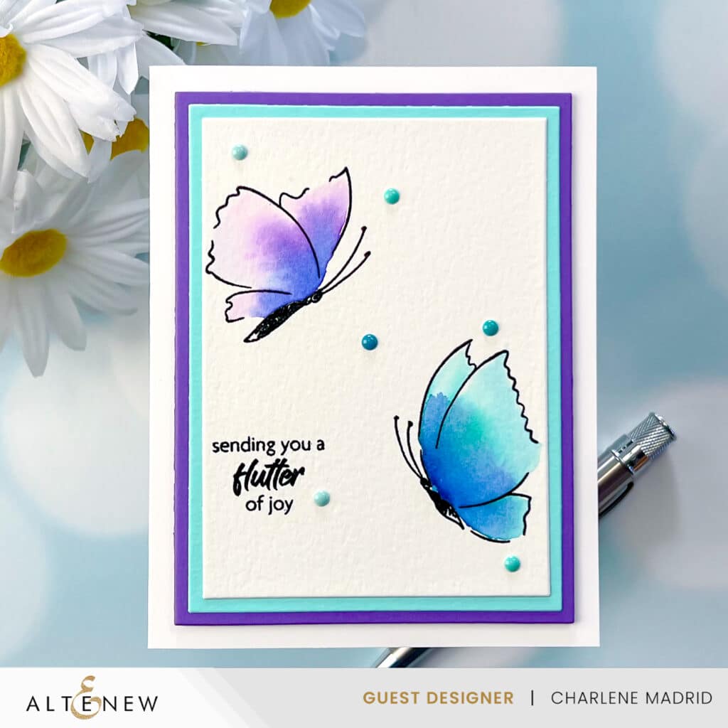 Altenew Stamp & Paint Butterflies