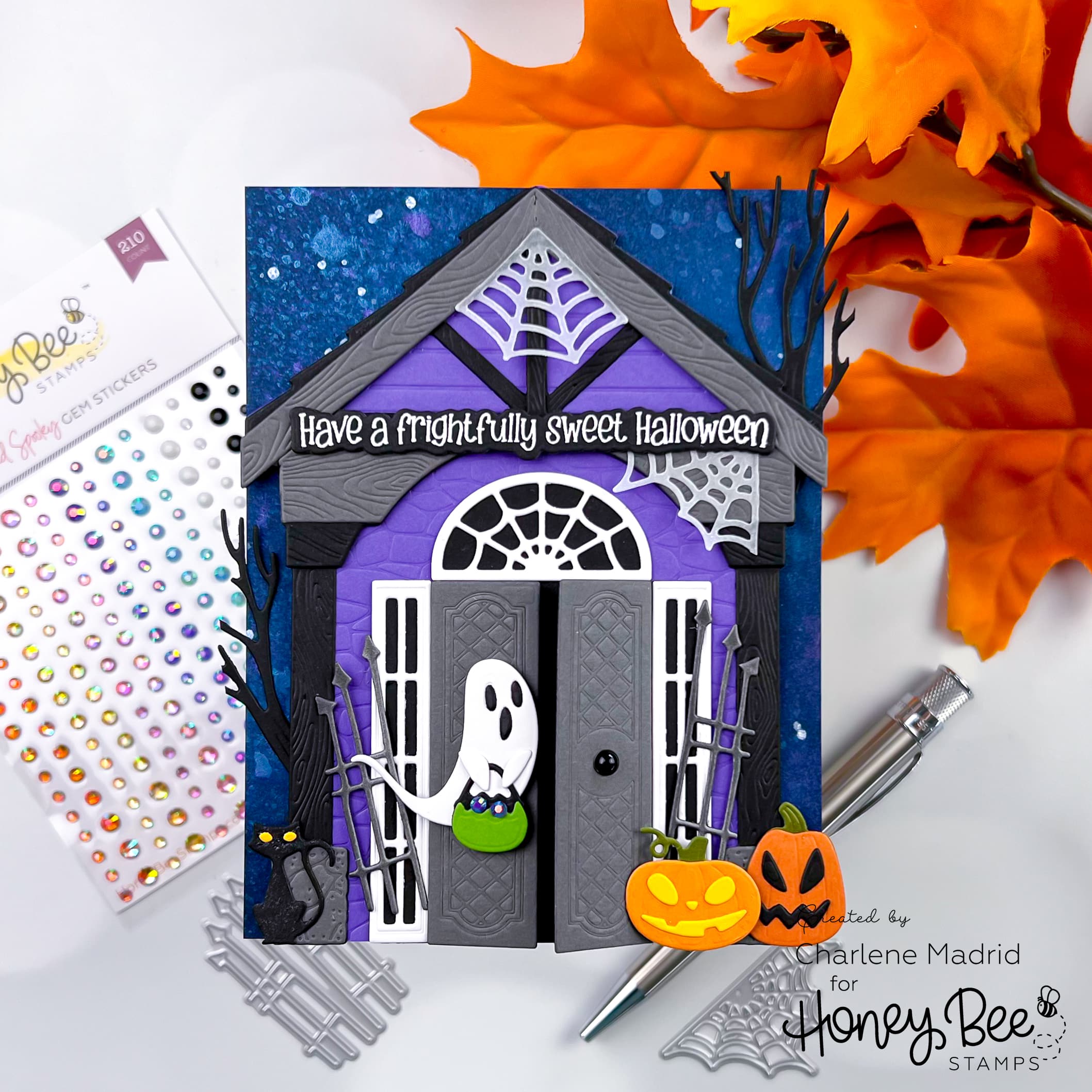 Honey Bee Stamps Front Porch Falloween