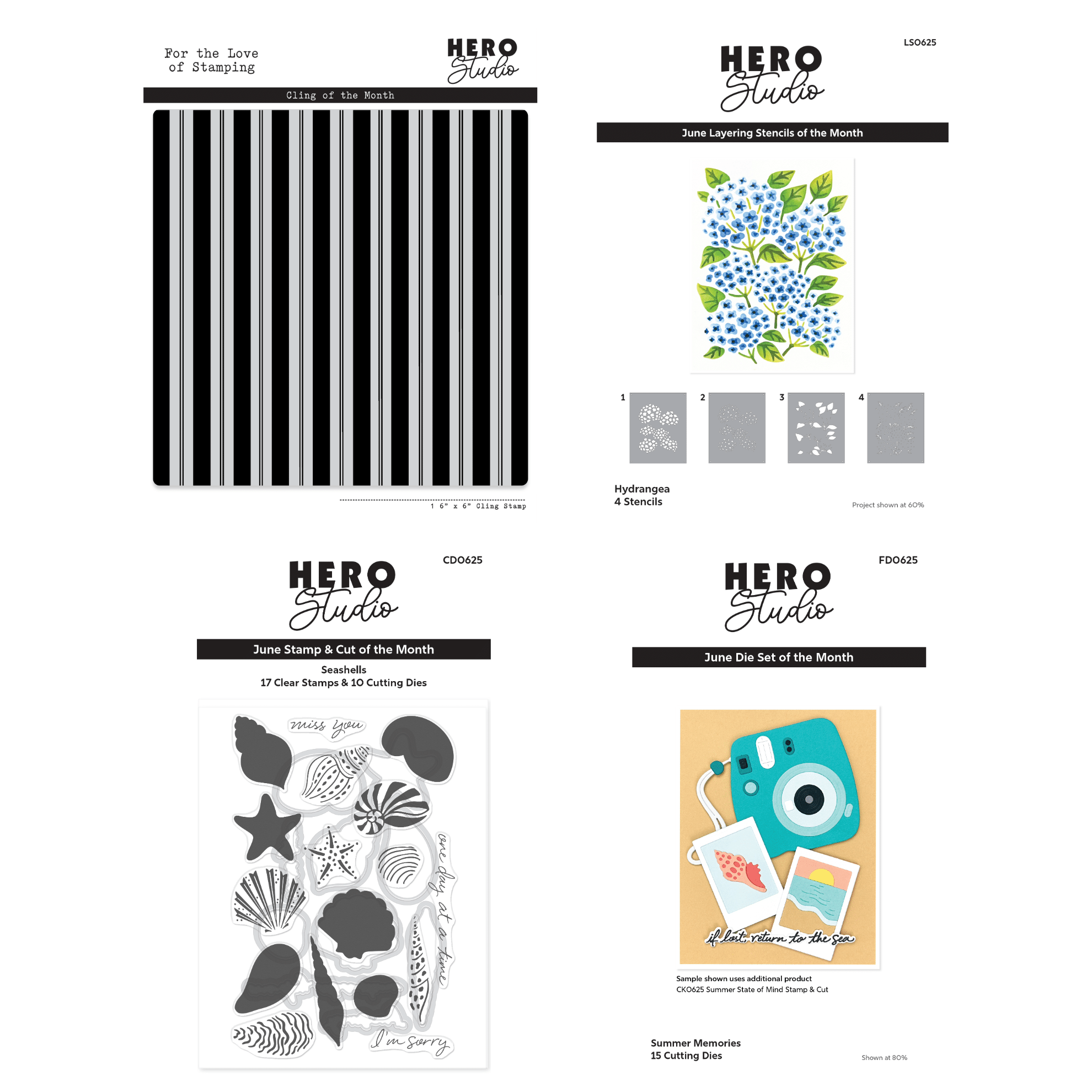 Hero Studio June 2025 Monthly Minis