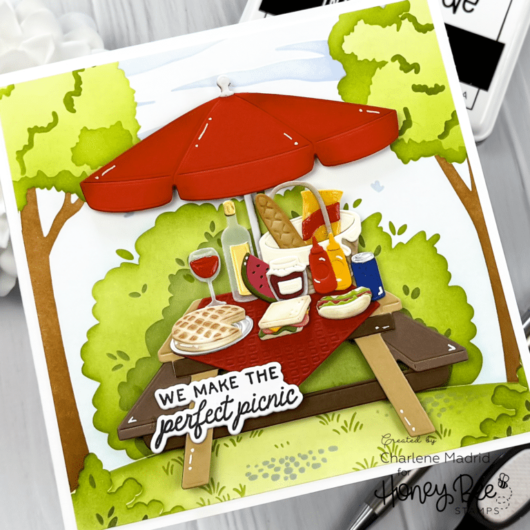 Honey Bee Stamps Lovely Layers Picnic Table