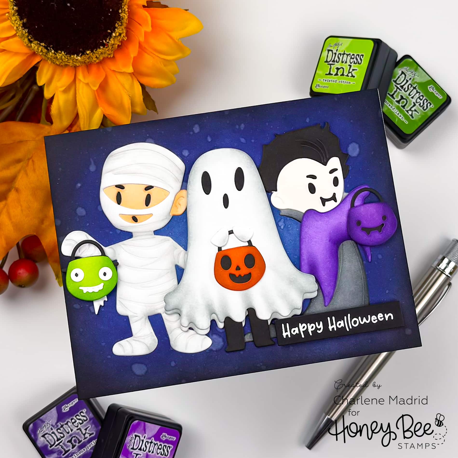 Honey Bee Stamps Lovely Layers: Trick or Treat