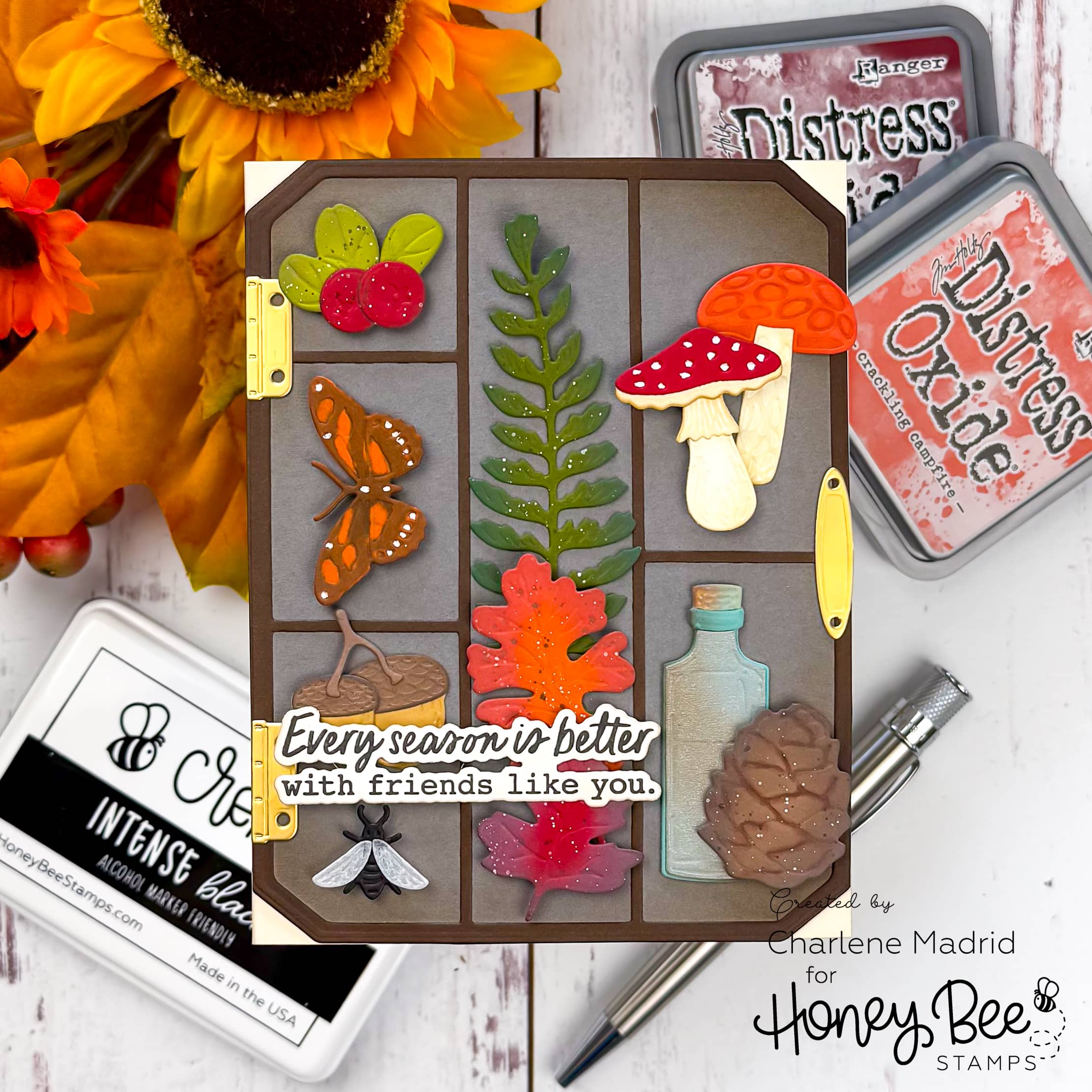Honey Bee Stamps Display Box: Fall Add-On