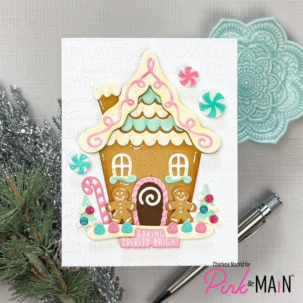 Pink & Main Gingerbread House Dies
