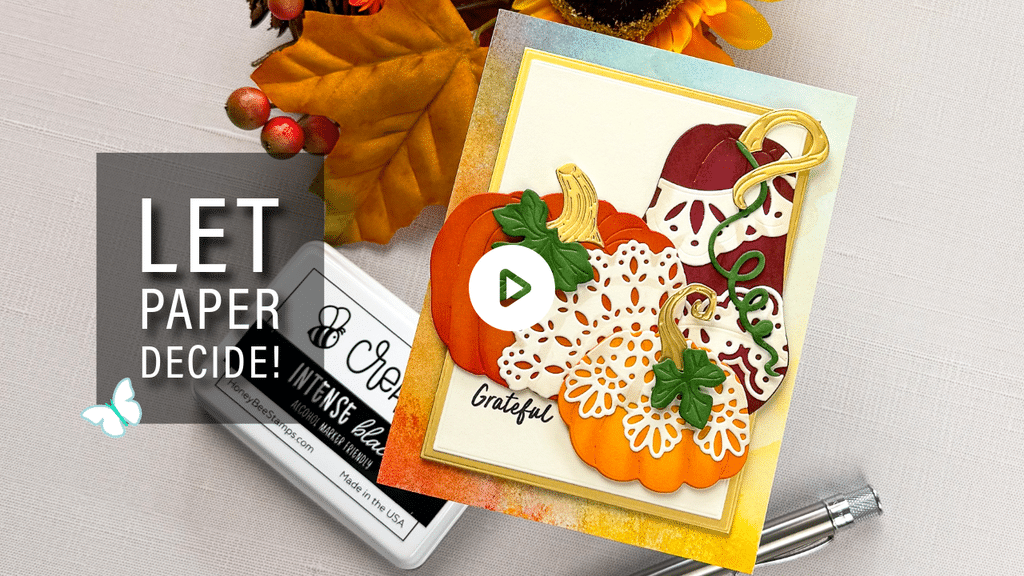 Honey Bee Stamps Lovely Layers: Boho Pumpkins